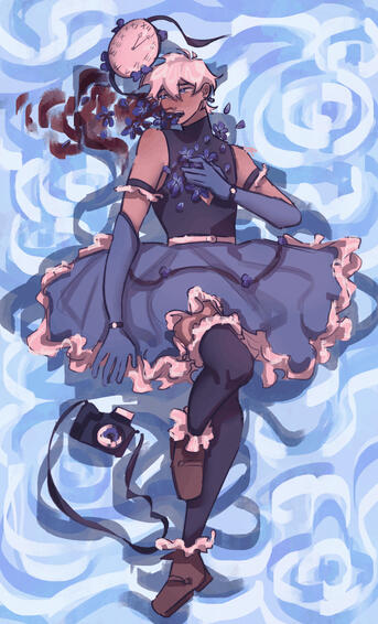 fullbody one-character cellshaded drawing fullbody one-character cellshaded drawing