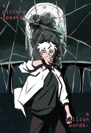fullbody three-character cellshaded drawing fullbody three-character cellshaded drawing