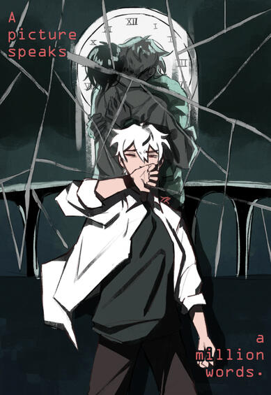 fullbody three-character cellshaded drawing fullbody three-character cellshaded drawing